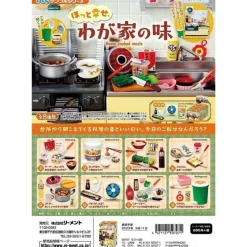 RE-MENT Petit Sample Series Hotto Shiawase Wagaya no Aji All of 8 set Figure