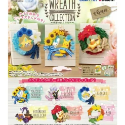 RE-MENT Pokemon Wreath Collection Seasonal Gift Box 6 types Complete Set JAPAN