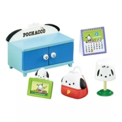 Re-Ment Sanrio Characters Pochacco's House Full Set of 8 Figure JAPAN OFFICIAL