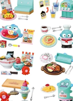 Re-Ment Sanrio Family Restaurant Hangyodon Full Set 8 BOX Figure JAPAN OFFICIAL