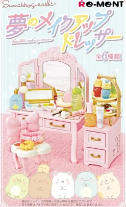 Re-Ment Sumikko Gurashi Dream Makeup Dresser Full Set 6 BOX Figure JAPAN