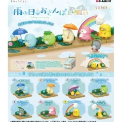 Re-Ment Sumikko Gurashi Walking on a Rainy Day Full Set of 8 Figure JAPAN