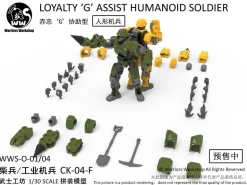 Remnant Doom WWS-O-01/04 Match Soldier/Industrial Soldiers Green 1/30 Model Kit