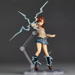 Revoltech Toaru Kagaku no Railgun Mikoto Misaka Winter Uni Ver. Action Figure
