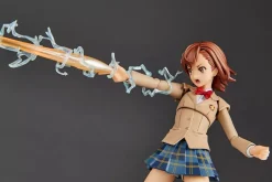 Revoltech Toaru Kagaku no Railgun Mikoto Misaka Winter Uni Ver. Action Figure