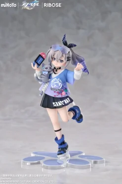 RISE UP+ Honkai Star Rail Chibi Cat Series Figure Silver Wolf Ver. Figure JAPAN