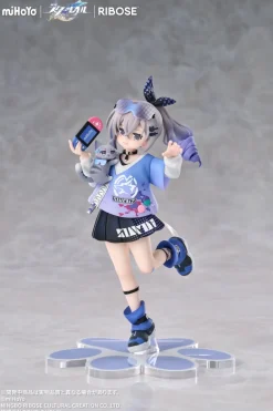 RISE UP+ Honkai Star Rail Chibi Cat Series Figure Silver Wolf Ver. Figure JAPAN