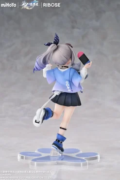 RISE UP+ Honkai Star Rail Chibi Cat Series Figure Silver Wolf Ver. Figure JAPAN