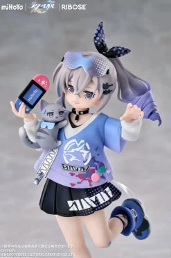RISE UP+ Honkai Star Rail Chibi Cat Series Figure Silver Wolf Ver. Figure JAPAN
