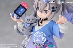 RISE UP+ Honkai Star Rail Chibi Cat Series Figure Silver Wolf Ver. Figure JAPAN