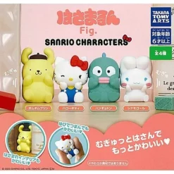 Sanrio Characters Hasamarun Fig. All 4 types Figure Capsule Toy JAPAN OFFICIAL
