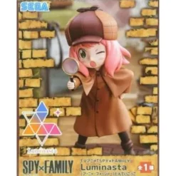 SEGA Luminasta Spy x Family Detective Play Anya Forger Figure JAPAN OFFICIAL