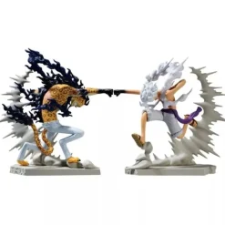 Senkou Zekkei One Piece Luffy Gear 5 Rob Lucci Awakening Form Figure Set of 2