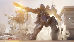 SHEIK MAINLAND Ultra Action Trooper Series ZA-11 ZYKLON Blue 1/144 Model Kit