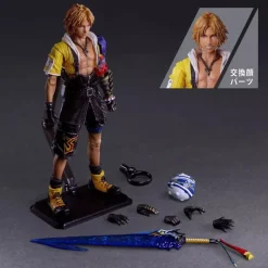 Square Enix Final Fantasy X PLAY ARTS Kai Tidus Action Figure JAPAN OFFICIAL