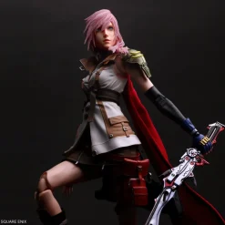 Square Enix Final Fantasy XIII PLAY ARTS Shin Lightning Action Figure JAPAN
