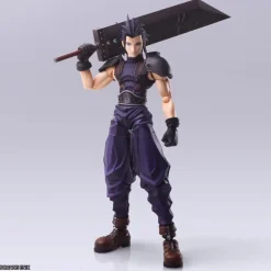 Square Enix Final Fantasy VII BRING ARTS Zack Fair Action Figure JAPAN OFFICIAL