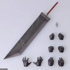 Square Enix Final Fantasy VII BRING ARTS Zack Fair Action Figure JAPAN OFFICIAL