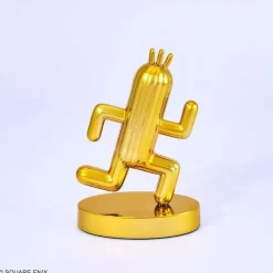 Square Enix Final Fantasy Bright Arts Gallery Gold Cactuar Figure JAPAN OFFICIAL