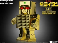 Star Ace Toy x Monster Mind Gold Lightan Golden Warrior Gold Plating Ver. Figure