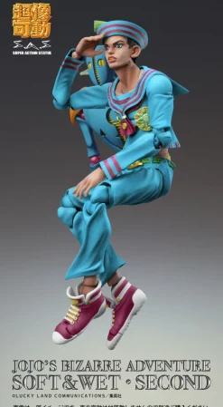 Super Action Statue JoJo's Bizarre Adventure 8 Soft & Wet Second Action Figure