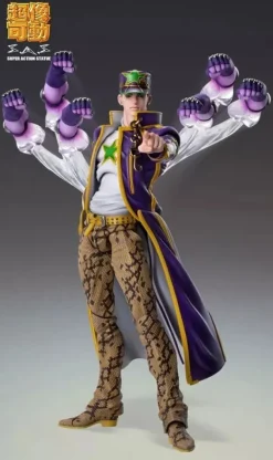 Super Action Statue JoJo's Bizarre Adventure Part 6 Jotaro Kujo Figure JAPAN