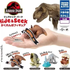 Takara Tomy Jurassic Park Hide & Seek Figure Complete Set Capsule Toy JAPAN