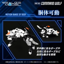 Takara Tomy Realize Model ZOIDS Command Wolf RMZ-003 Model Kit JAPAN OFFICIAL