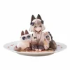 Tea Time Cats x Siamese Cat Azuki-san Set Figure JAPAN OFFICIAL