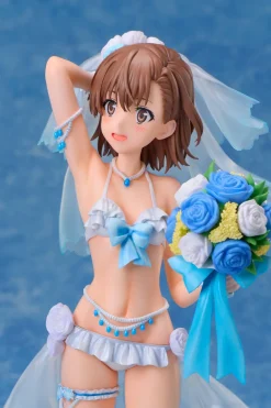 Toaru Kagaku no Railgun T Mikoto Misaka Wedding Swimsuit Ver. 1/7 Figure JAPAN
