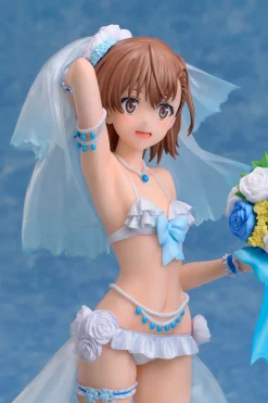 Toaru Kagaku no Railgun T Mikoto Misaka Wedding Swimsuit Ver. 1/7 Figure JAPAN
