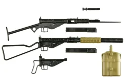 Tomytec LittleArmory LA104 STEN Mk2 Type 1/12 Plastic Model Kit JAPAN OFFICIAL