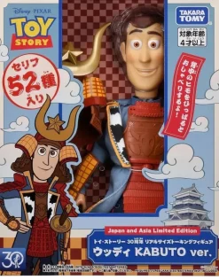 Toy Story 30th Anniversary Real Size Talking Figure Woody KABUTO ver. JAPAN