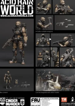 TOYS ALLIANCE Acid Rain FAV-A130 Cinder Invader 1/18 Action Figure JAPAN