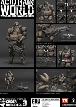 TOYS ALLIANCE Acid Rain FAV-A131 Cinder Immortal 1/18 Action Figure JAPAN