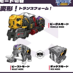 52Toys Beast Box Mega Mechabeast BMM-01 Psychotrain Action Figure JAPAN OFFICIAL